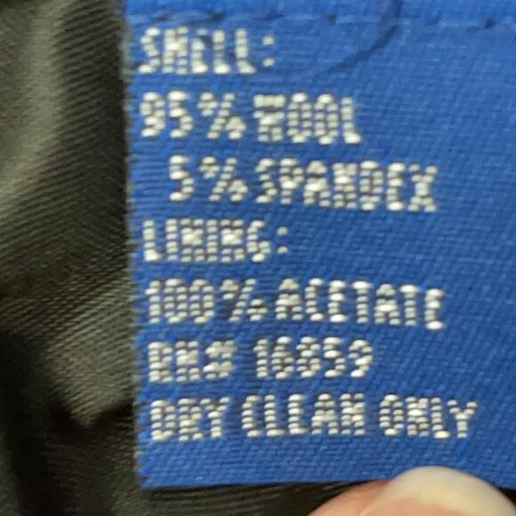 J. McLaughlin Classic Black Fine Wool Short Sleeve Dress Size 6 - Picture 9 of 11